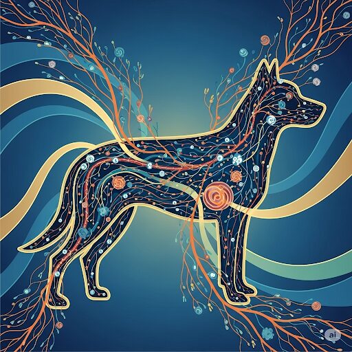 犬の体内