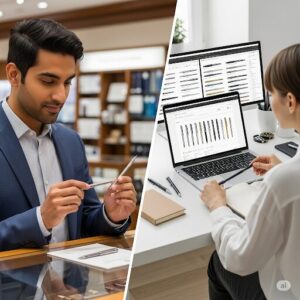 実店舗かオンラインか？