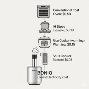 【表で比較】オーブン・炊飯器・IHとの電気代の違い