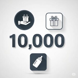 1万円の金額と、それが最適である3つの理由を示すチェックマークのアイコン。