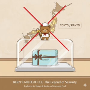 繊細な品質を守るため、あえて店舗数を絞り、公式通販サイトを持たないベルンの戦略的な希少性。