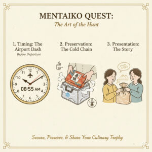 帰宅直前の購入、保冷バッグとドライアイスの使用、物語を添えた手渡しの3つの秘伝の術。