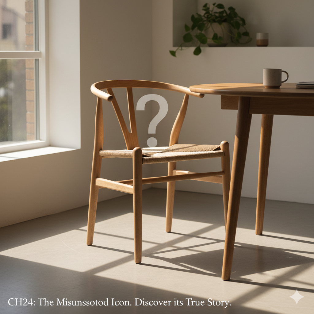 北欧デザインの名作、カール・ハンセン＆サン社のYチェア（CH24）。美しいフォルムと座り心地の誤解。