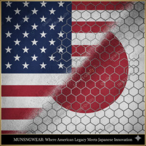 アメリカ発祥のデザインと、デサント社による日本の高機能素材・精密な縫製技術が融合した品質。