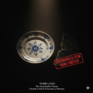 すでに生産が終了している廃盤品であり、割れると二度と手に入らないという、北欧ヴィンテージの「希少性」。