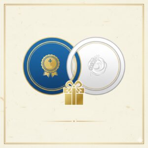 キリンの一番搾りホワイトビールが持つ「安心感」（ブランド力）と「特別感」（製法と味わい）の二つを見事に両立させており、贈る相手を選ばないギフトとして最適であるという結論を象徴するイラスト。