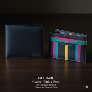 派手なマルチストライプはビジネスシーンでは主張が強いが、内側やワンポイントで色を取り入れる「ひねりのあるクラシック」が本質であること。