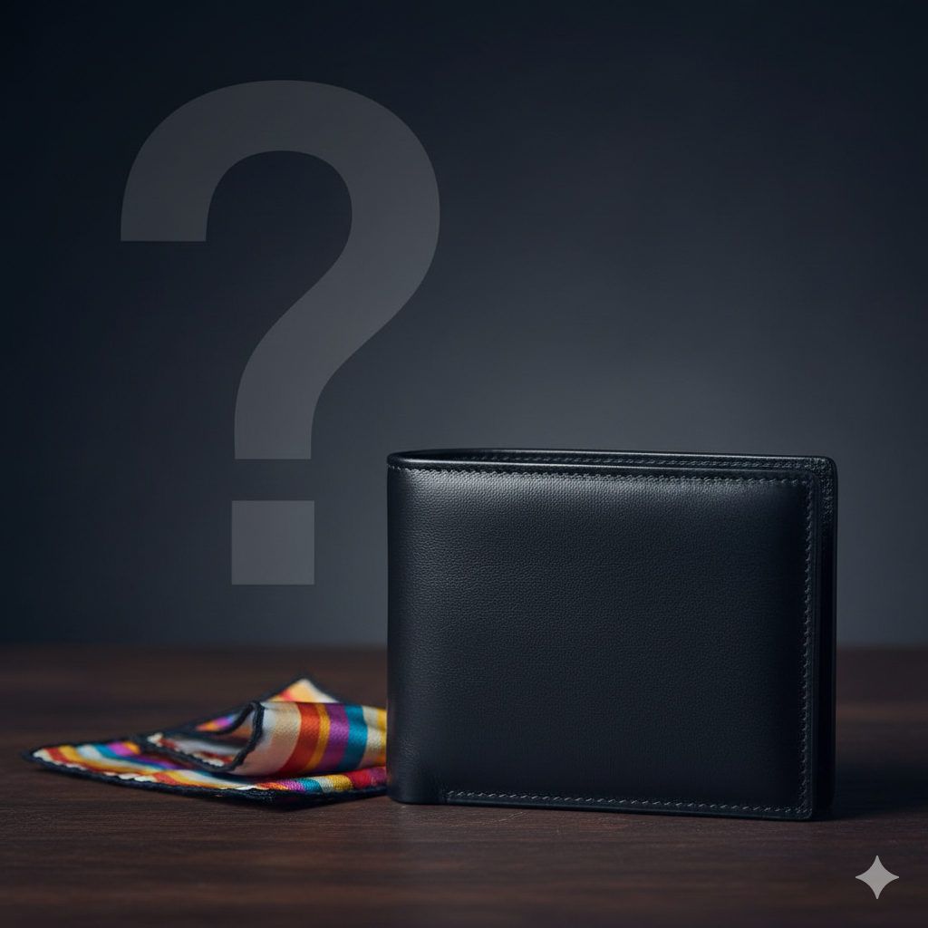 外側はシンプルで内側に遊び心のあるカラーを隠した革製品。「恥ずかしい」という誤解と大人の選び方。