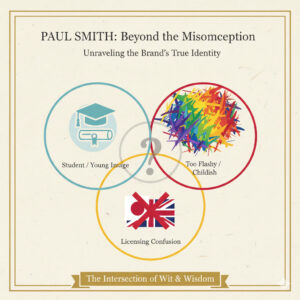大学生のイメージ、派手なストライプ柄、ライセンス商品とインポート商品の混同という、ポールスミスへの3つの誤解。