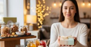 相手のことを想って選んだギフトを、心を込めて手渡す瞬間。